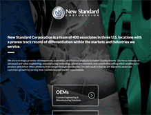 Tablet Screenshot of newstandard.com